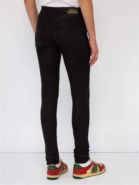 jeans gucci skinny uomo|gucci jeans for women.